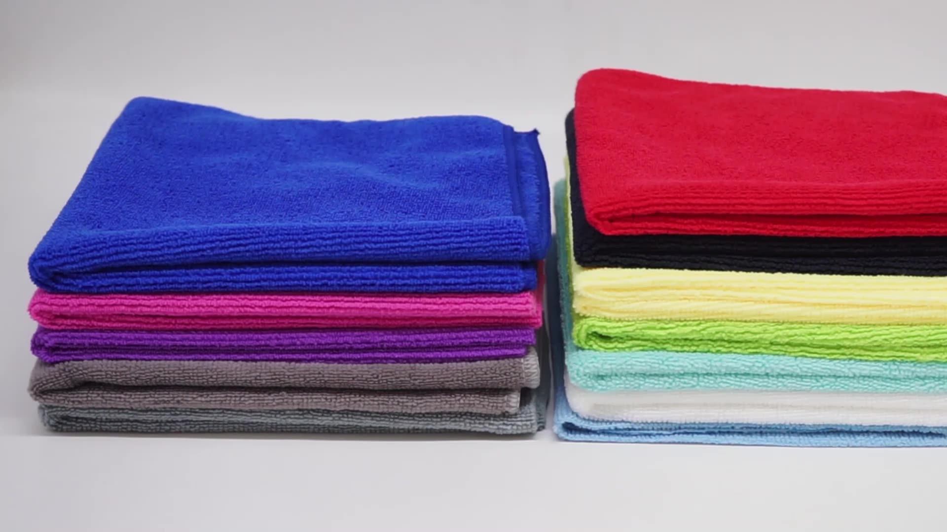 Short Piles Microfiber Terry Cloth Car Cleaning Detailing Warp Knitted