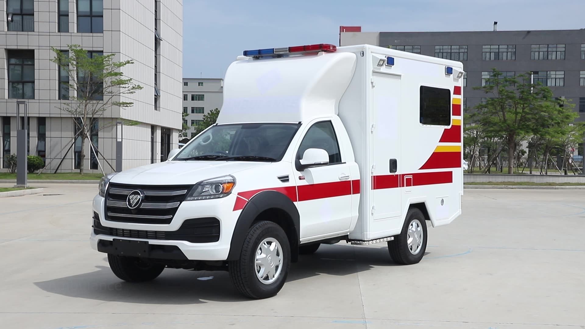 4x4 Ambulance Vehicle Foton Tunland Pickup Box Ambulance Monitoring