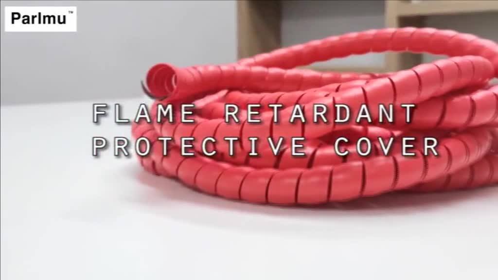 Flame Resistant Hydraulic Hose Protector Spiral Guard High Temperature