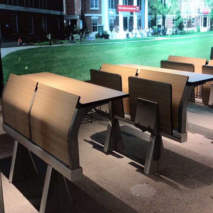 School Furniture University Furniture Lecture Hall Desk And Chair