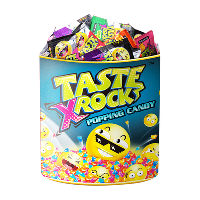 百达跳跳糖儿童爆炸糖童年怀旧小零食桶装综合果味网红糖果小包装