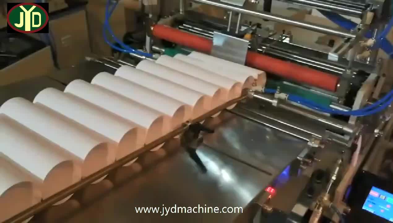 Hd650 Paper Cardboard Core Labeling Machine Fully Automatic Hot Melt