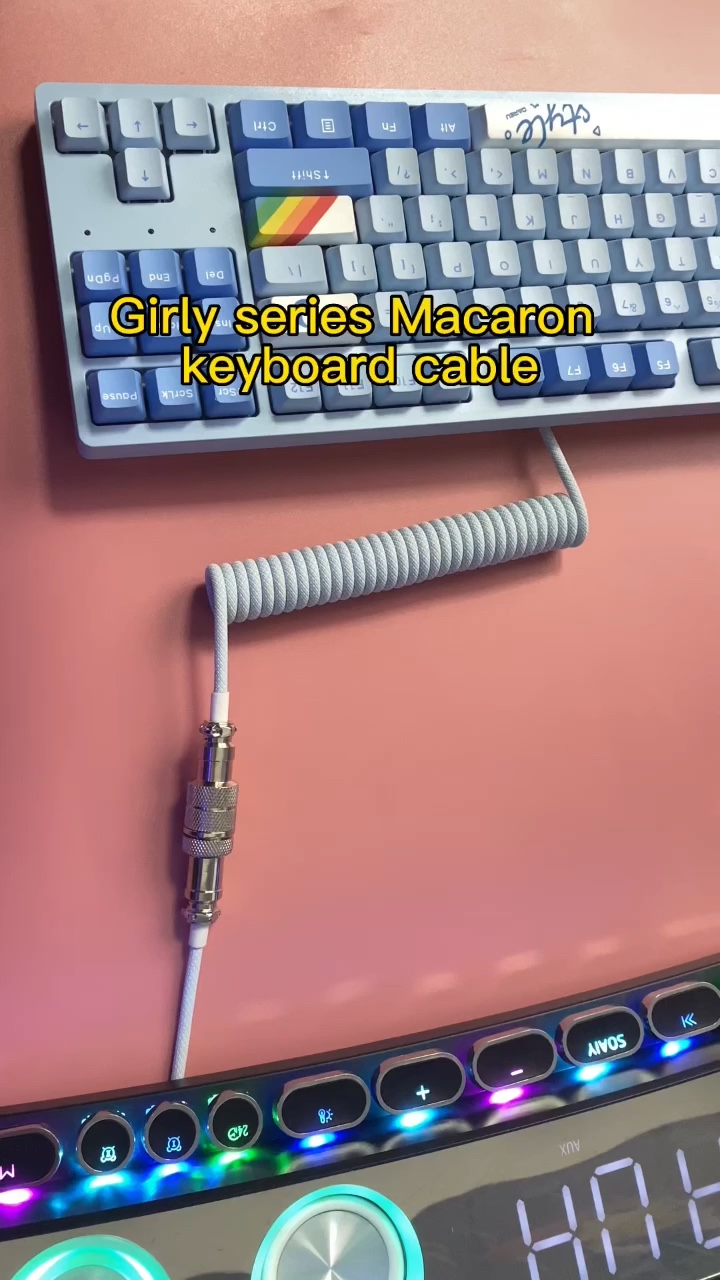 Mini Xlr Yc8 Aviator Connector Keyboard Cable Usb C Micro Usb Coiled