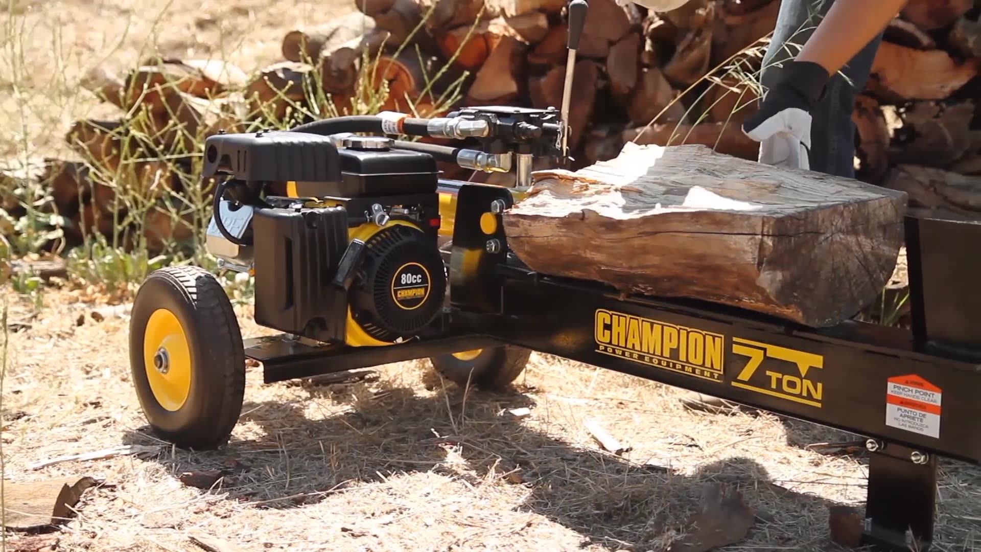 Champion 27ton Fast Log Splitter Pump Good Sale Wood Chippers New