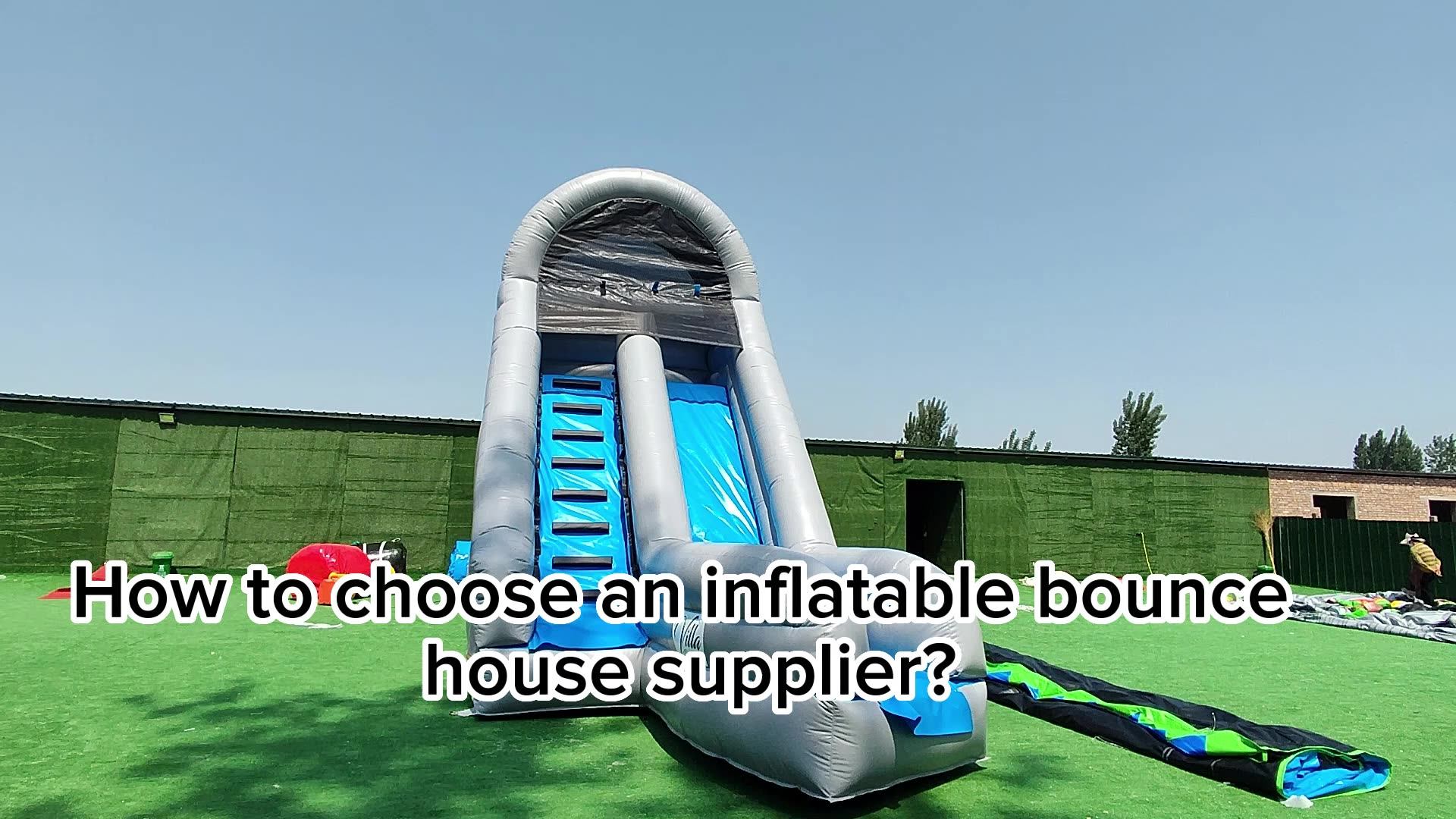 Premium Giant Pvc Water Swimming Waterslide For In Inflatable Pool Slide Above Ground Inground