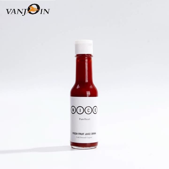Wholesale Clear Glass Sauce Bottle 150ml With Flip Top Cap 0.005 Reducer For Hot Sauce Ketchup