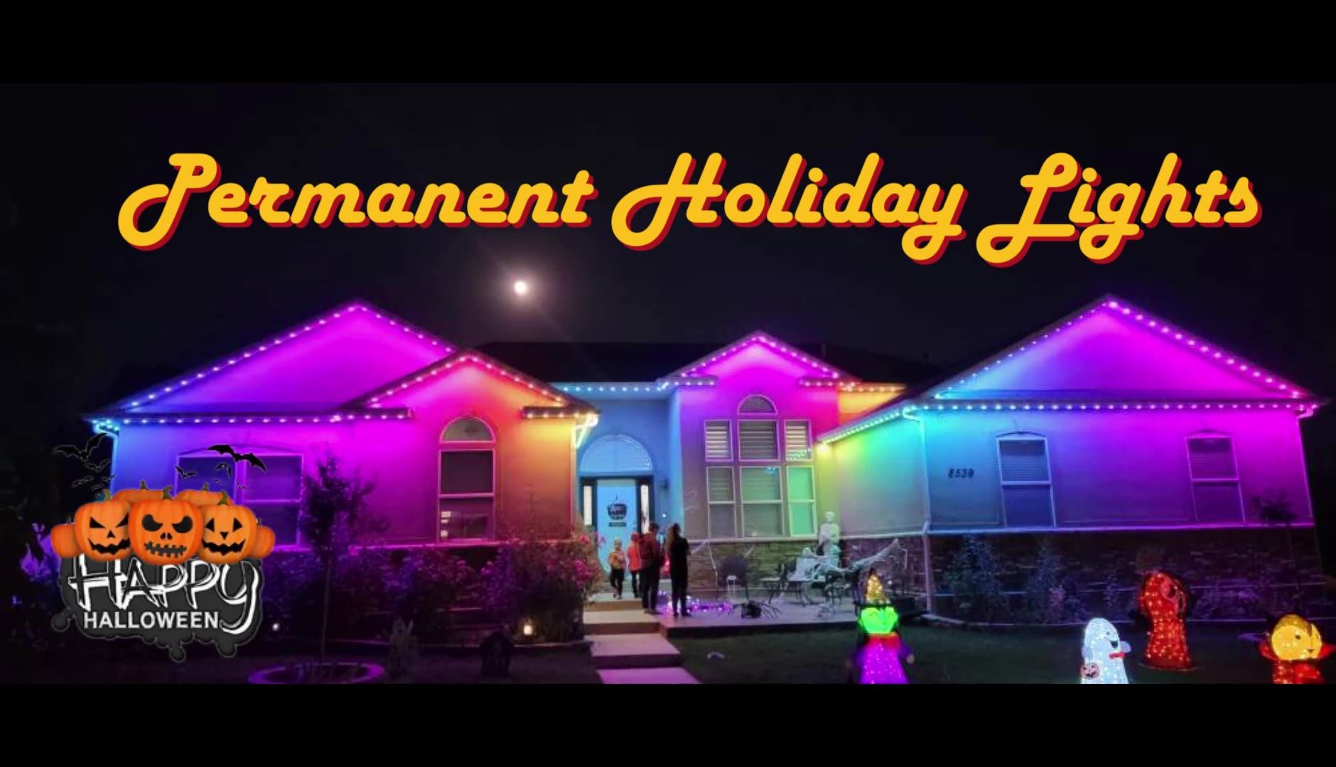 Permanent Holiday Rgbw Led Window House Christmas Decorative Pixel Led