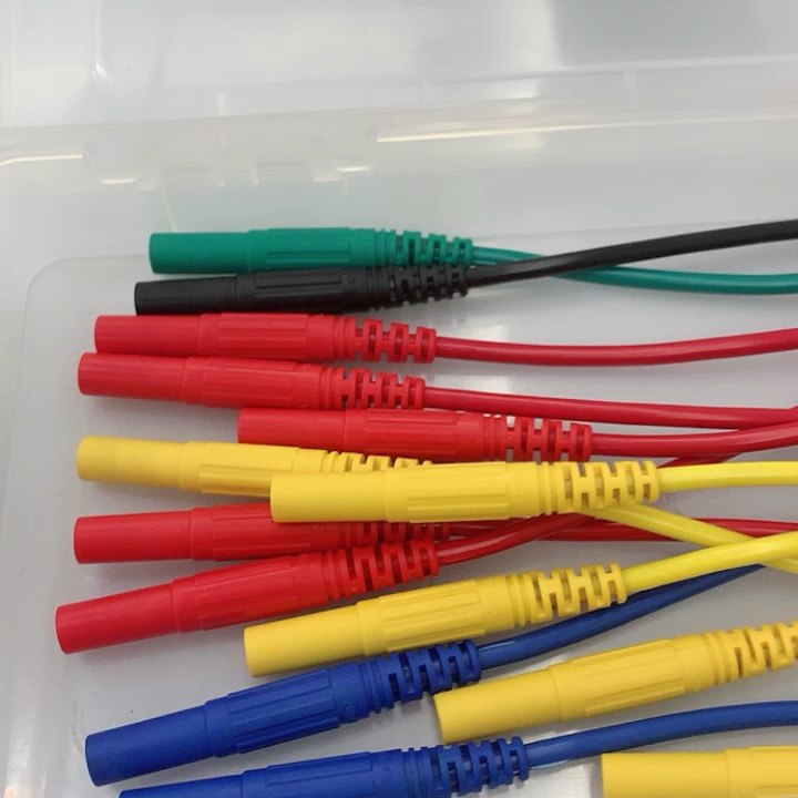 Cxsddz S407a 4mm Sheath Banana Plug Instrument Cables For Lab Test