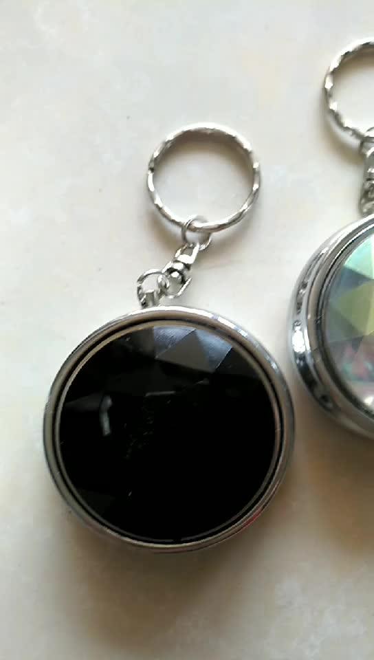 Rotating Black Crystal Ashtray Maxery Cigar Ashtray With Lid,Smokeless