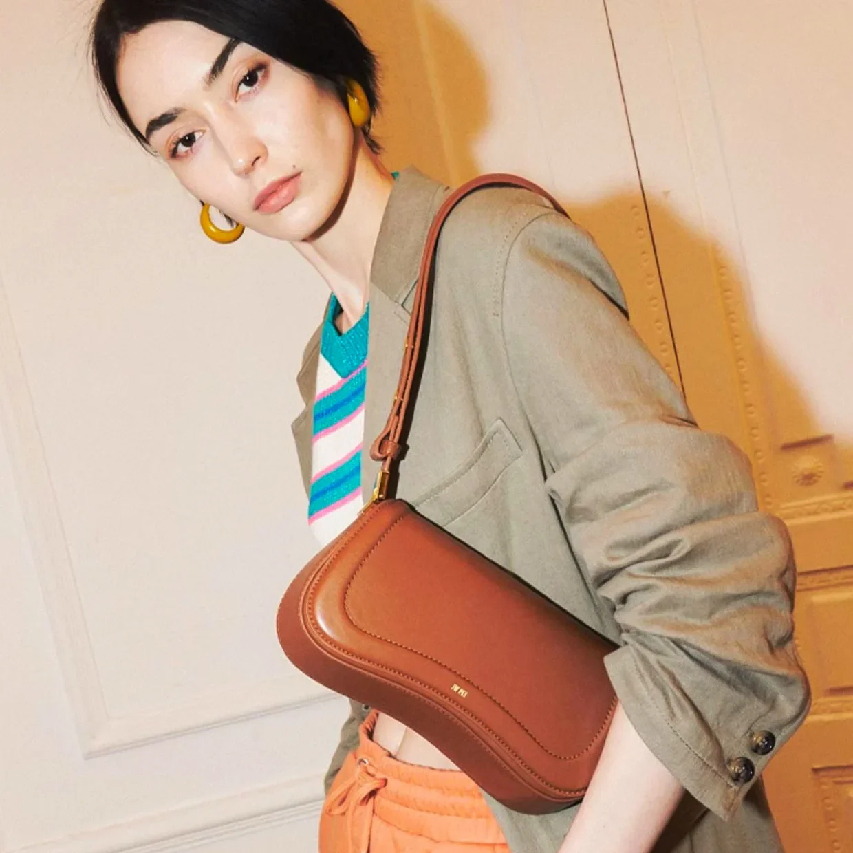 [Cross-border] JW PEI Pudding Bag Underarm Bag New Niche Handbag Textial Shoulder Fashion Crossbody Bag for Women