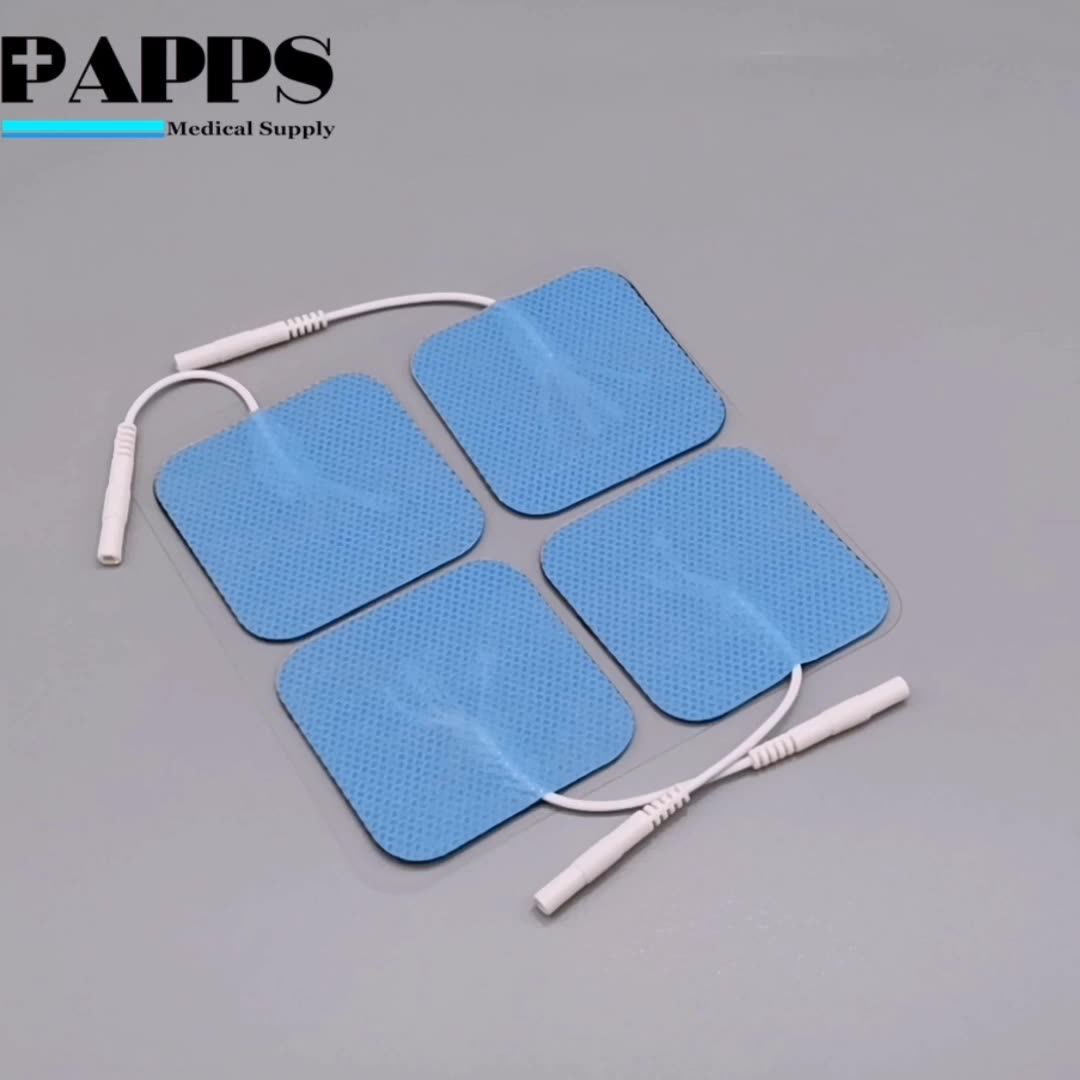 2" X 2" Premium Reusable Self Adhesive Electrode Pads For Tens/ems