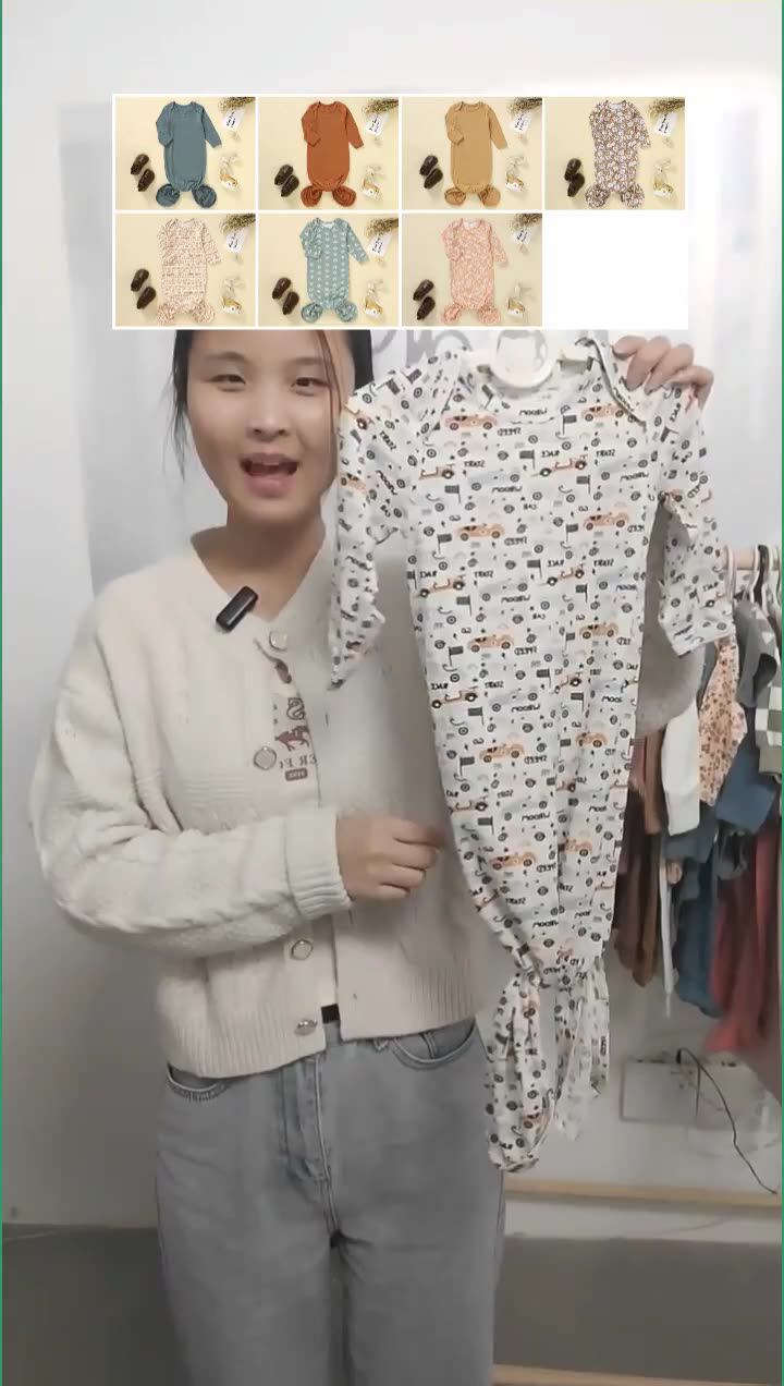 Custom Viscose Bamboo Baby Sleeper Gown Solid Bamboo Sleeping Gown For Babies Buy Sleeping