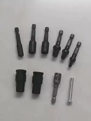Tiezheng Han inner and outer tooth sleeve double head screw screwdriver head 3 8 inch internal tooth screw embedded lock nut sleeve