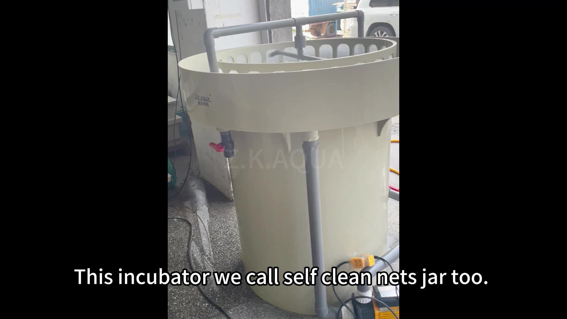 Aquaculture Egg Incubation Equipment Fish Hatchery Bucket Automatic