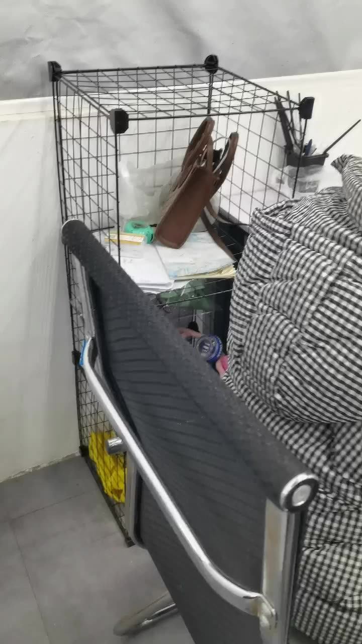 Metal Wire Grid Storage Cubes,Diy Multiuse Closet And Modular