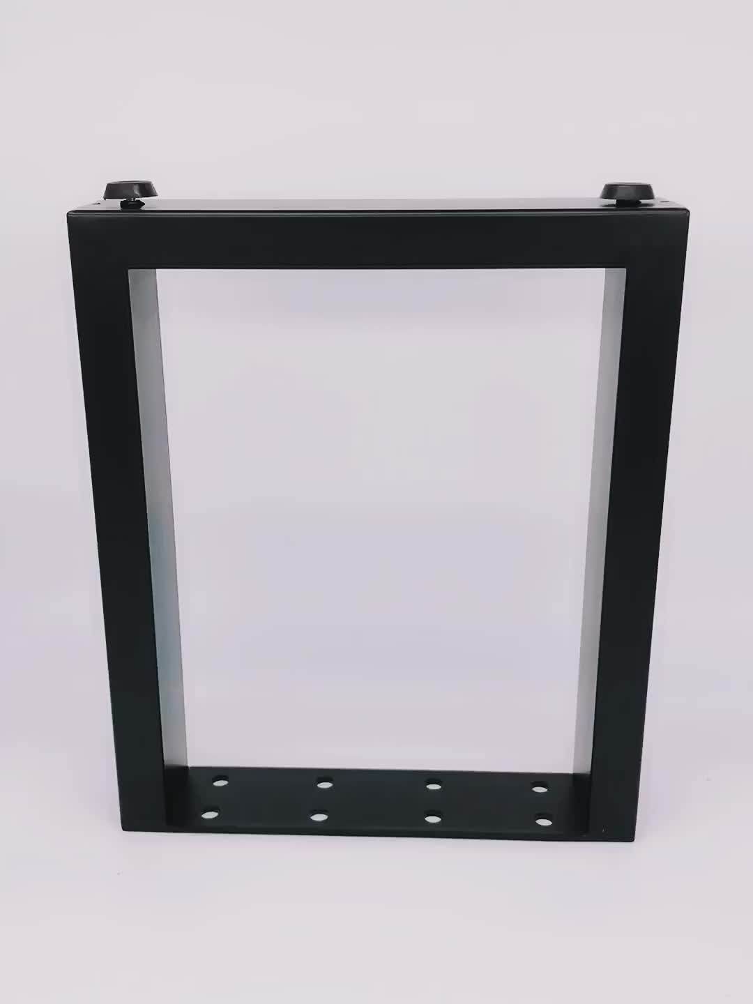 Industry Wholesale Custom Modern Cast Iron Furniture Rectangle Square