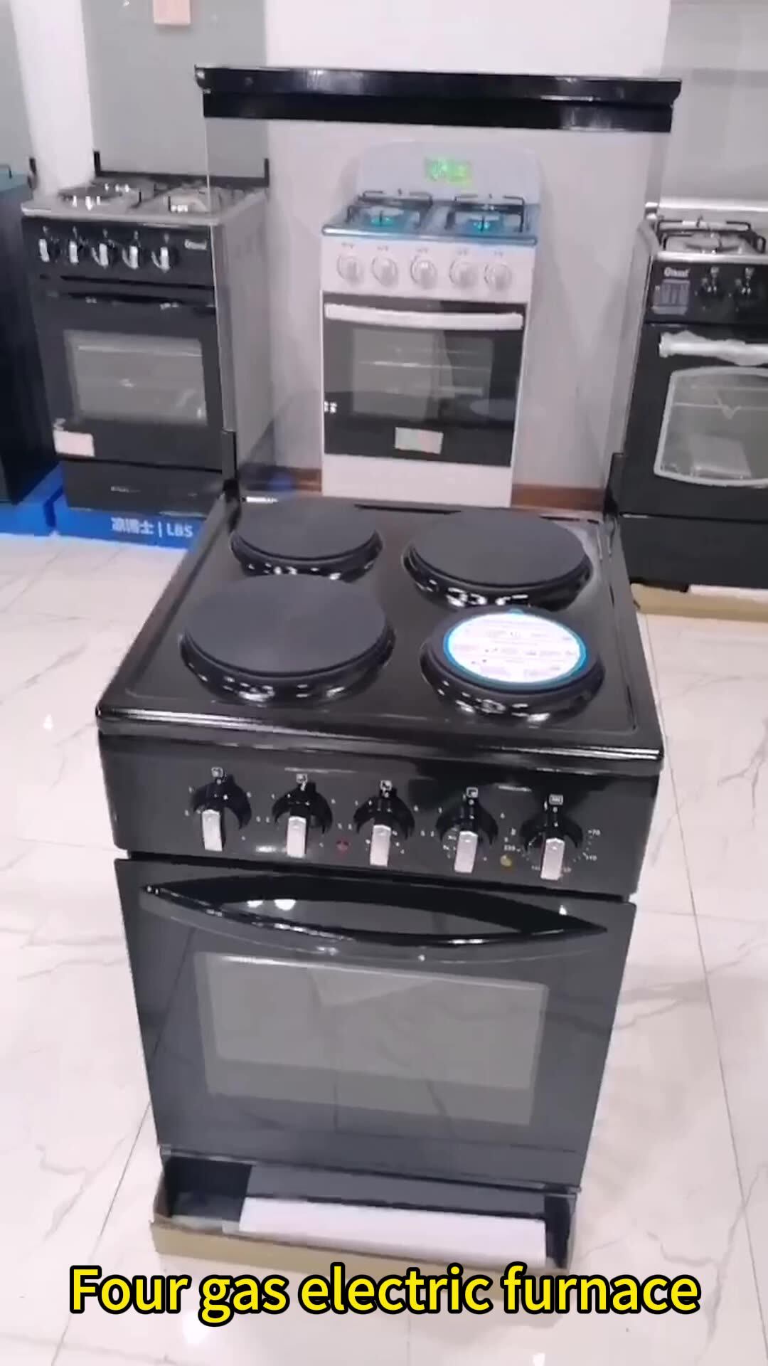 4 Burnertouch Stove With Gas Oven With Pizza Oven Restaurant