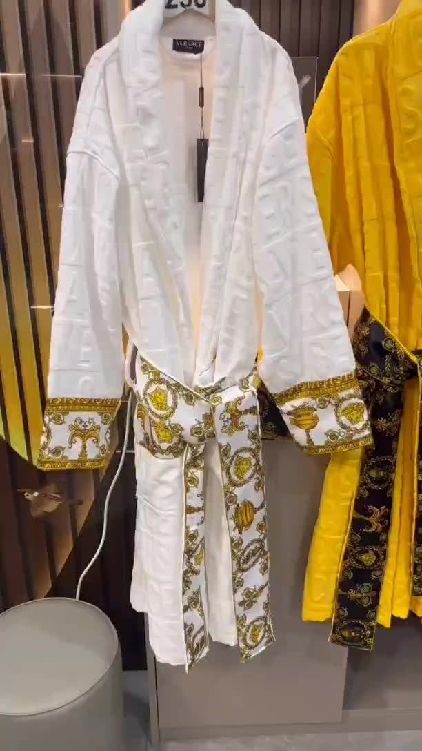 2024 Women Nighty Bathrobe Women's Sleep Luxury Brand Pure Cotton