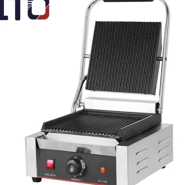 Asq 813 High Quality Stainless Steel Sandwich Panini Grill/press