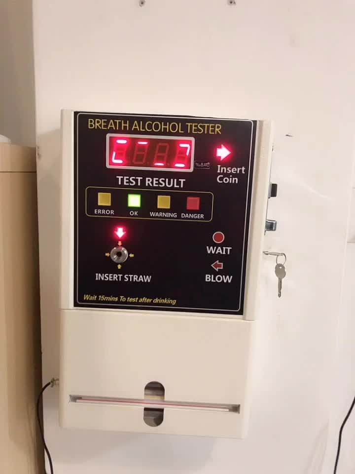 Coin Vending Machine Breathalyzer For Bar Buy Coin Breath Alcohol