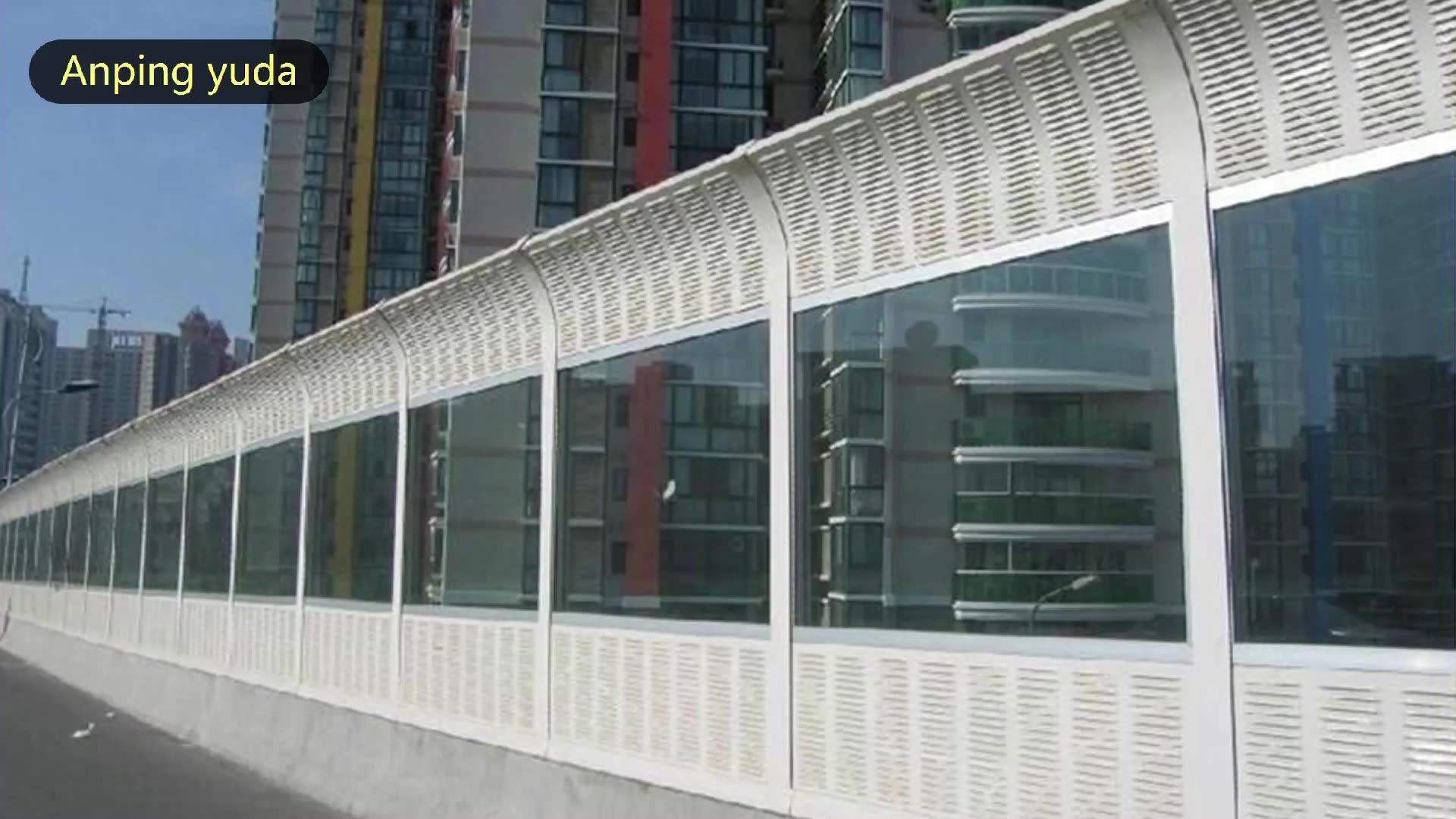 Removable Plastic Privacy Sound Absorbing Panels Noise Barrier Fence