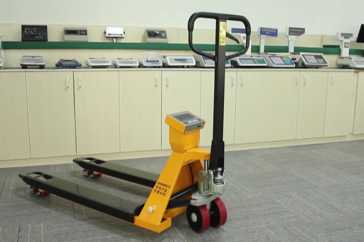 Nvk 2000 Kg 3 Ton Pallet Jack Scale Electronic Forklift Weighing Scale