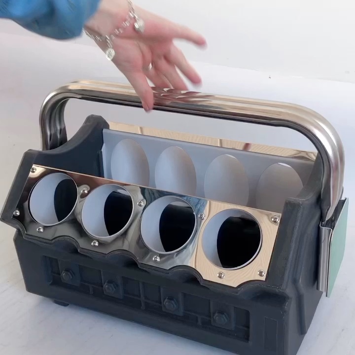 Hs Plastic Engine Beer Can Cooler Box Coolers & Holders Beverage Cool