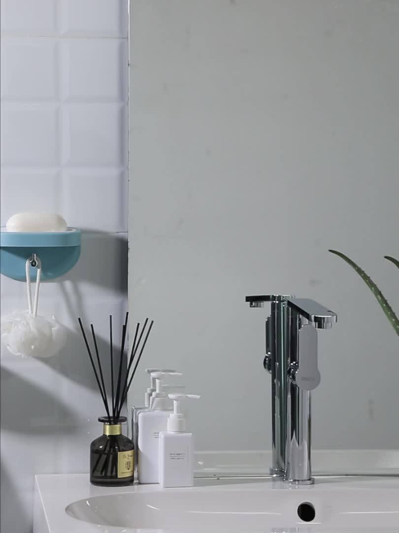 Wall Mounted Soap Holder Plastic Bathtub Soap Holder Tray