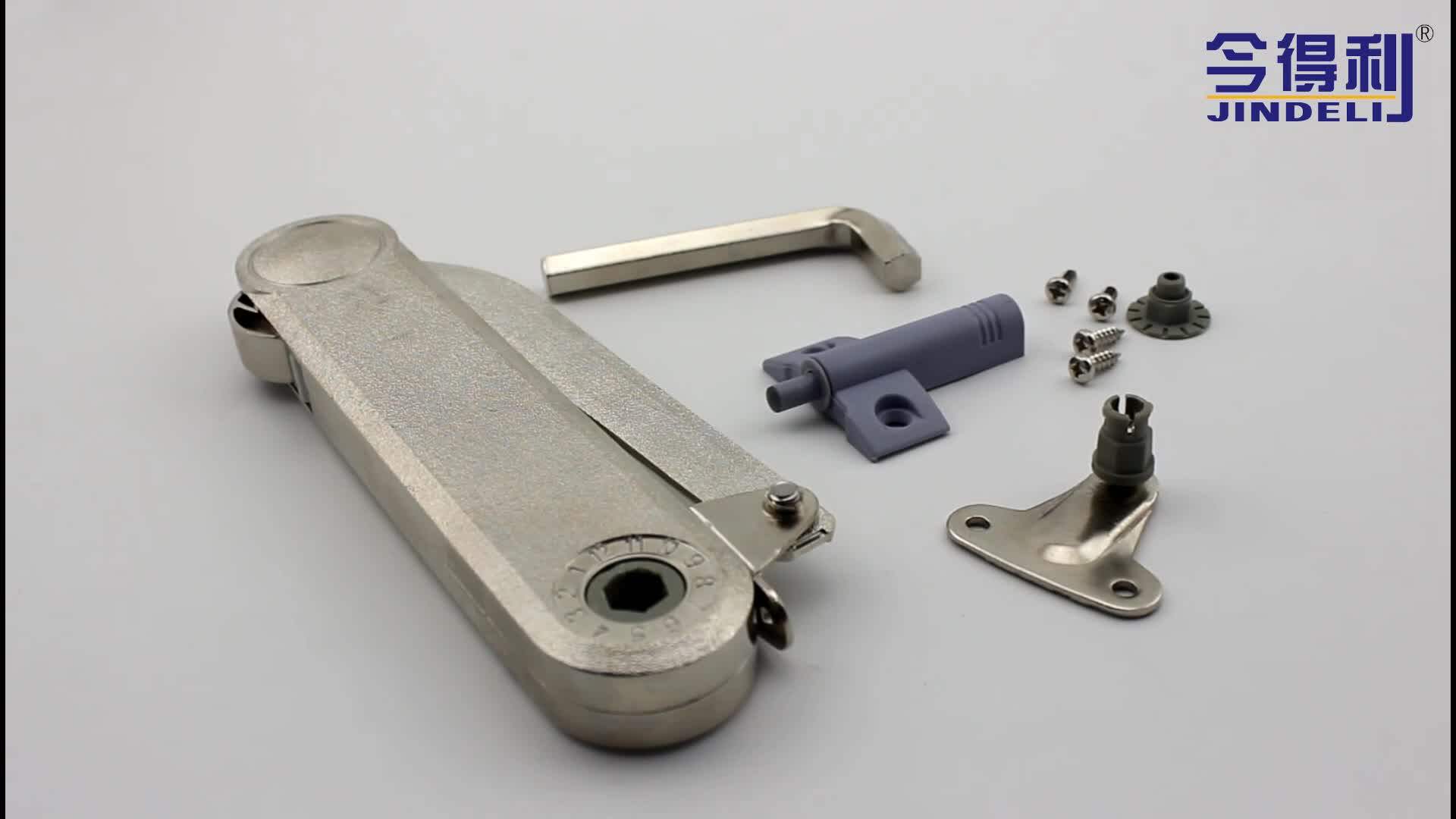 Pneumatic Piston Cylinder Support Steel Door Lid Stays Heavy Duty 100n Adjustable Gas