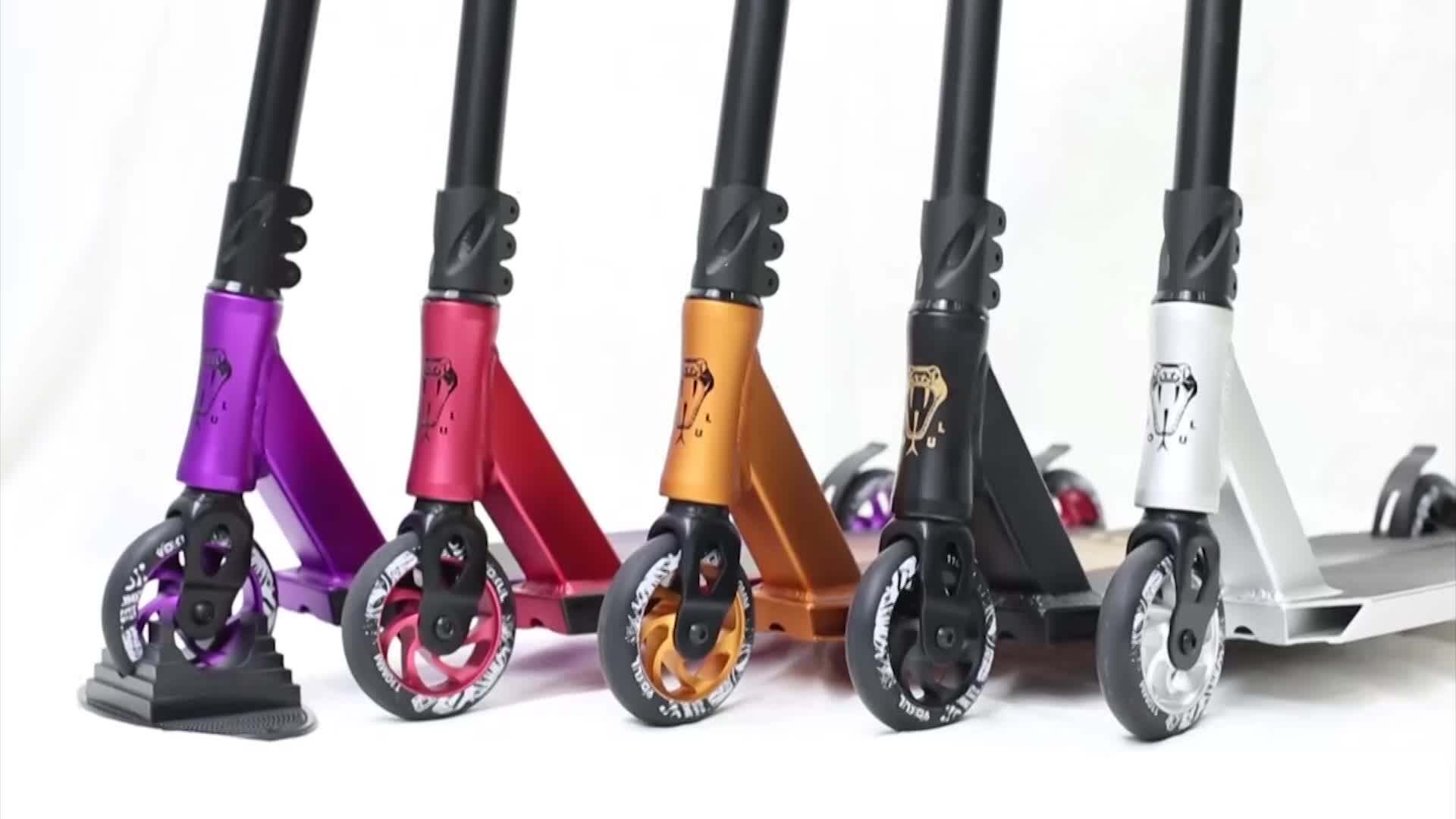 Vokul Pro Scooters K1 Chromoly Handlebars Metal Core Wheels Strong And