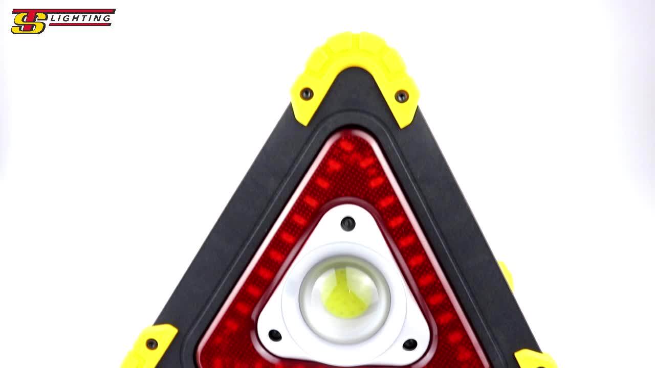 20w Portable Outdoor Waterproof Triangle Emergency Lights For Car