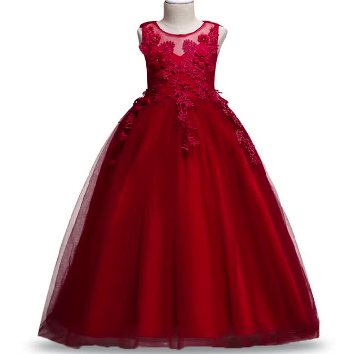 Vestidos Occidentales Para Niña De 4 Años,Vestidos Elegantes Para Fiesta De Cumpleaños,Vestidos De Noche Con Flores A La Moda - Buy Occidentales Elegante Para Bebé Niña Vestidos De Noche Product