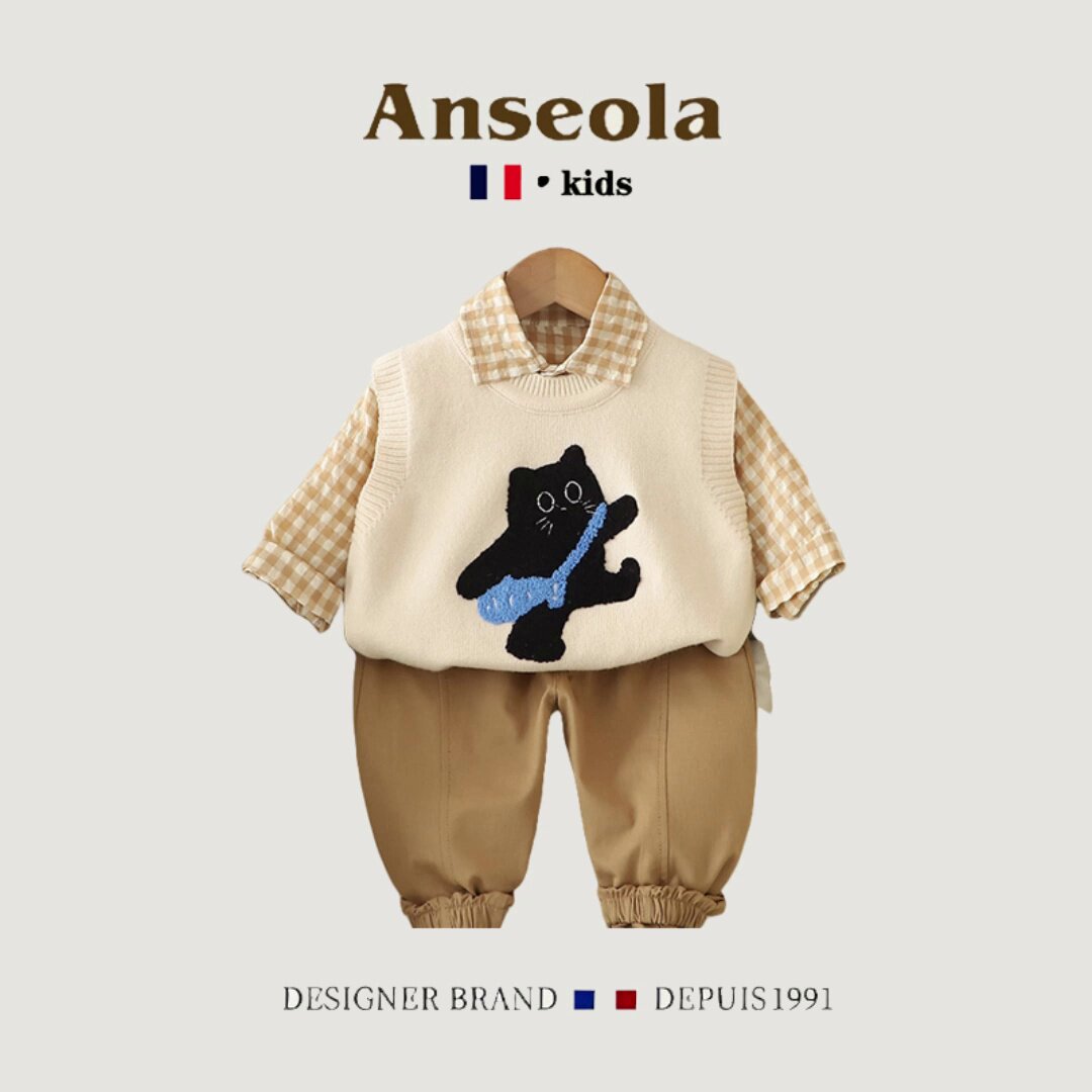 法国ANSEOLA男童套装，平价也能穿出大牌质感！_套装_淘宝服装网