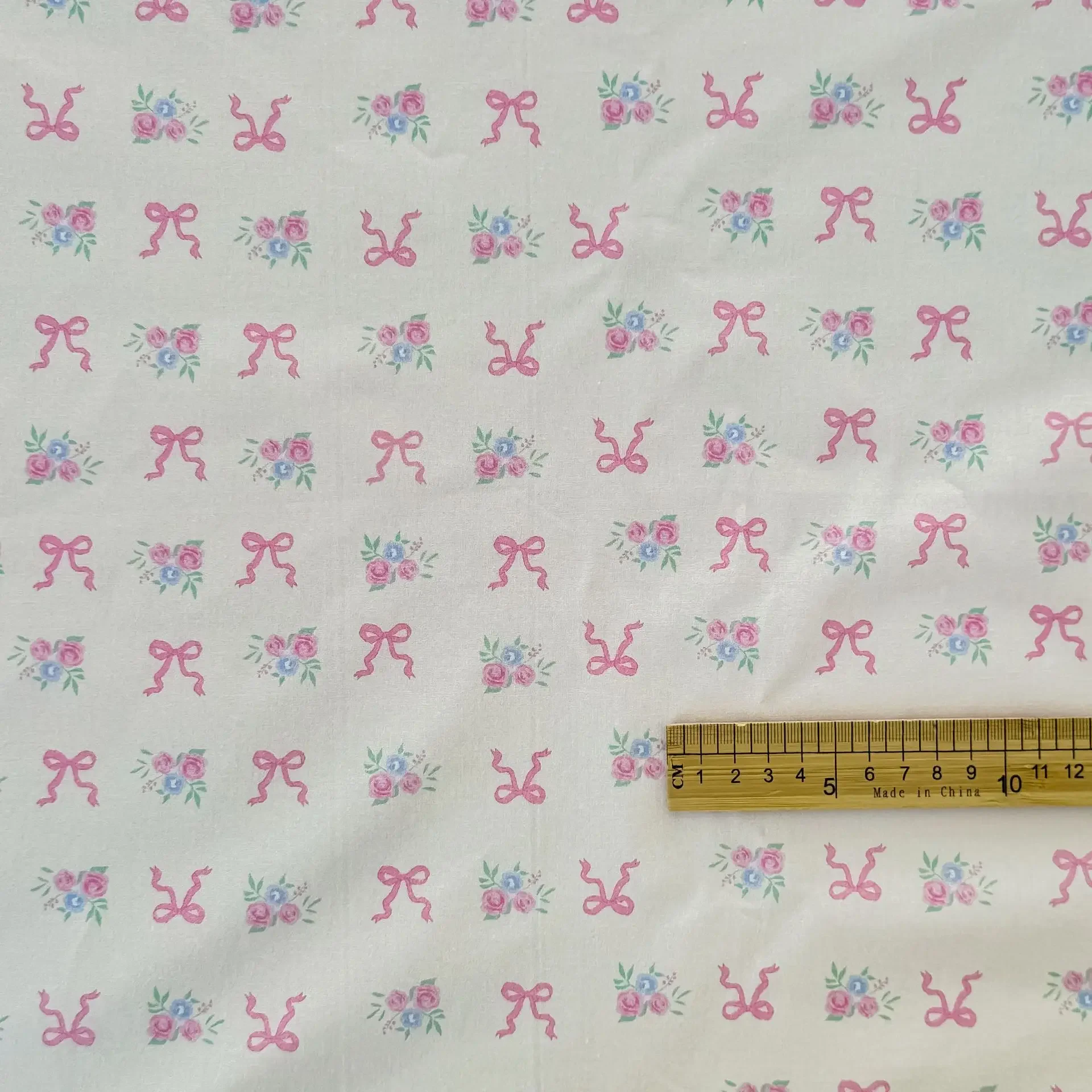 Cotton INS Wind Bow Floral Printed and Dyed Cloth Bags Children's Clothing dress Home Clothes Pajamas Clothing Fabric