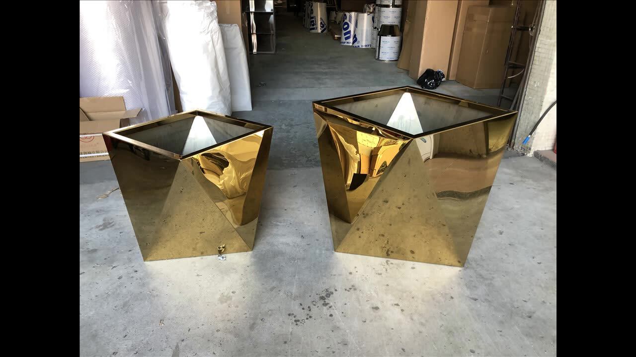 Small Modern Metal Stainless Steel Table Flower Vase For Weddings Buy