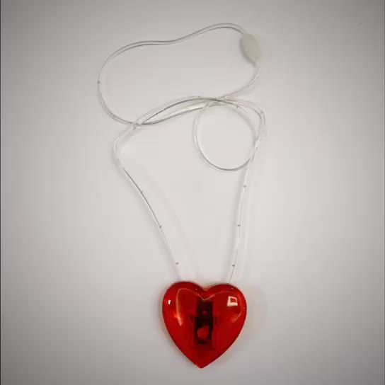 Direct Manufacturer Valentine's Day Led Party Jewelry Plastic Love