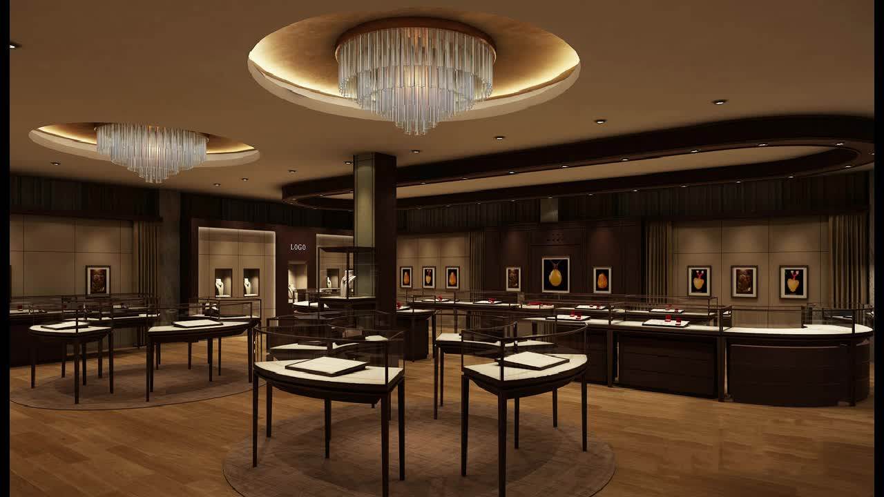 High end Jewelry Display Showcase And Used Jewellery Display