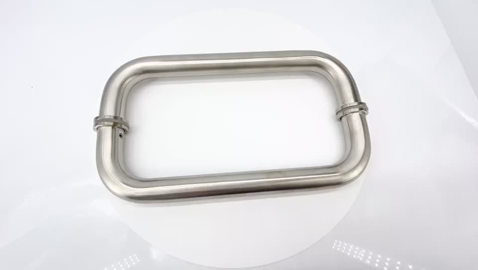 Shower Door Push Pull Handle Back To Back Bathroom Handle Frameless