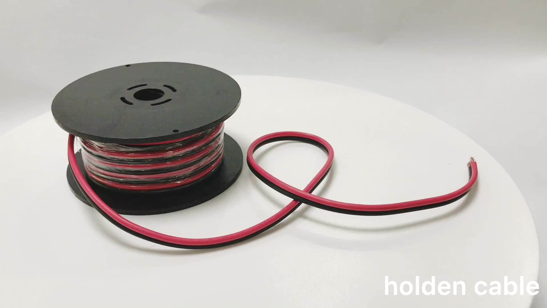 Double Conductor Silicone Speaker Wire Red Black 18 Awg Colored