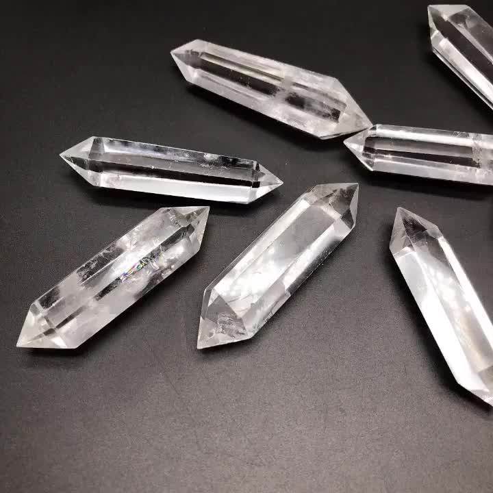 Large Crystal Point Clear Crystal Points Rock White Clear Quartz