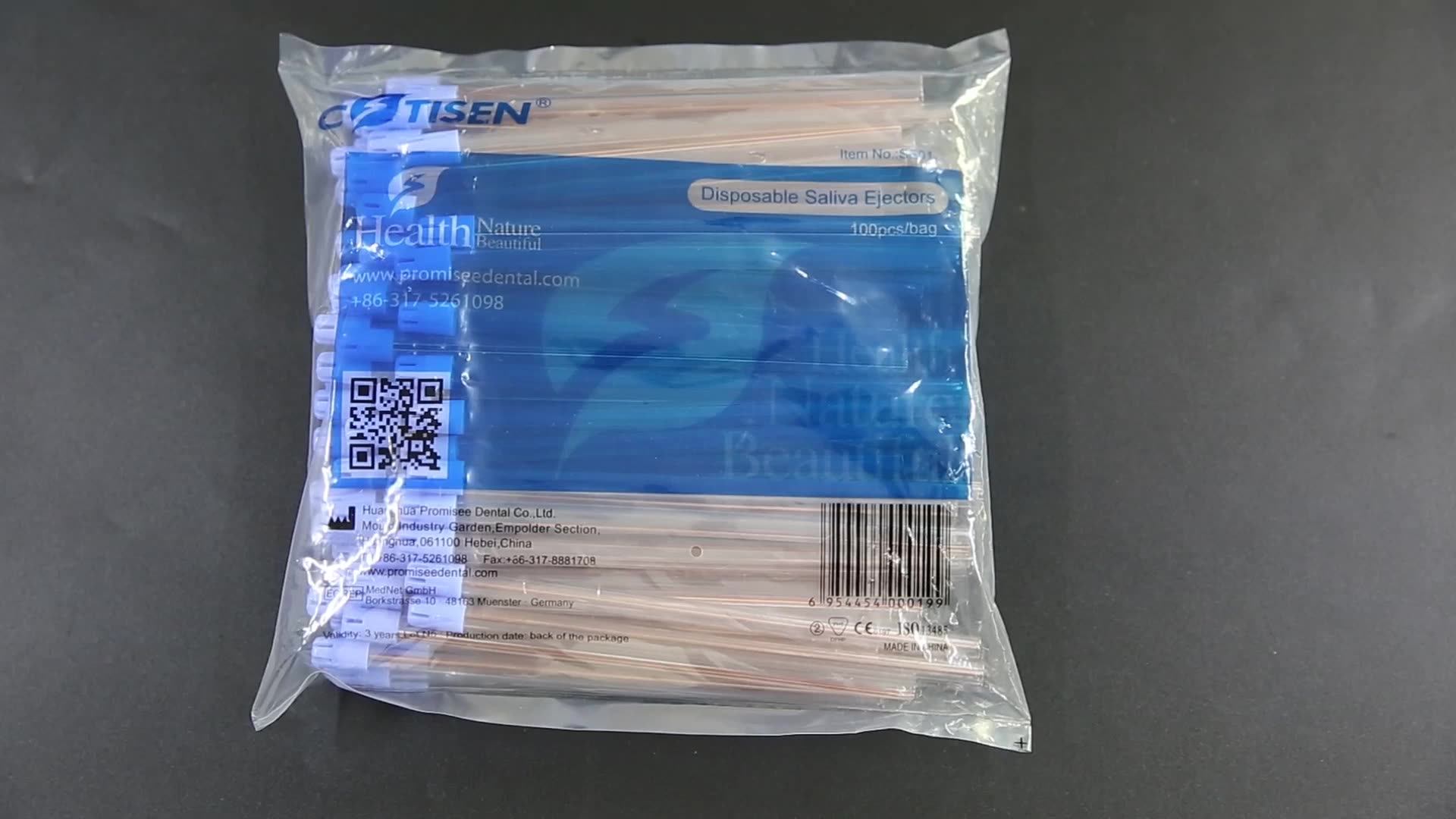 Flexible Disposable Transparent Dental Saliva Ejector With High Quality