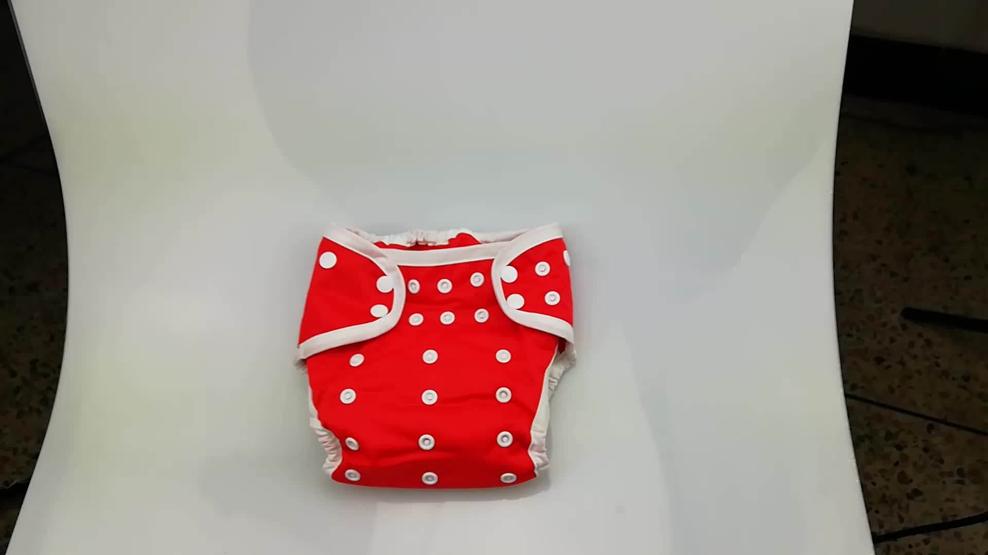 Waterproof Pul Microfleece Inner Baby Aio Cloth Diaper With Insert