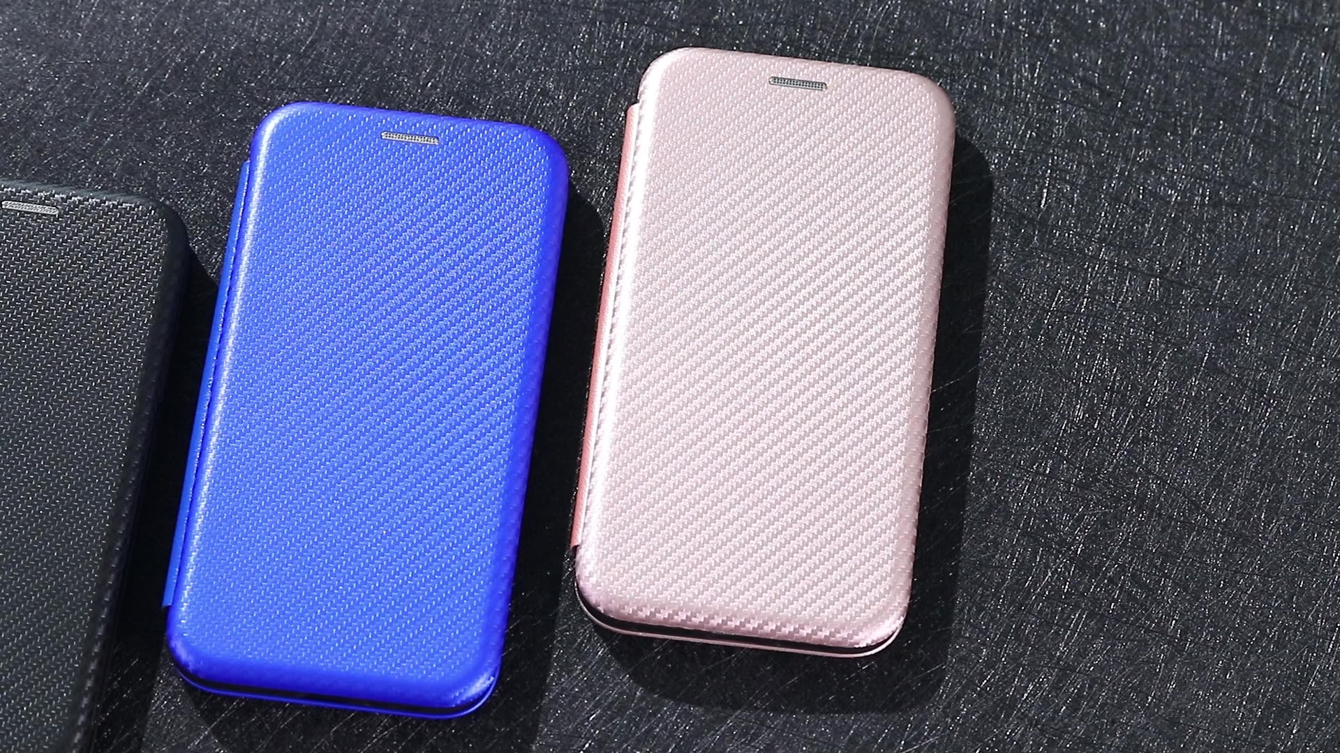 Кожаный флип-чехол для Realme 11 Pro Plus 5G чехол из углеродного волокна + деловой