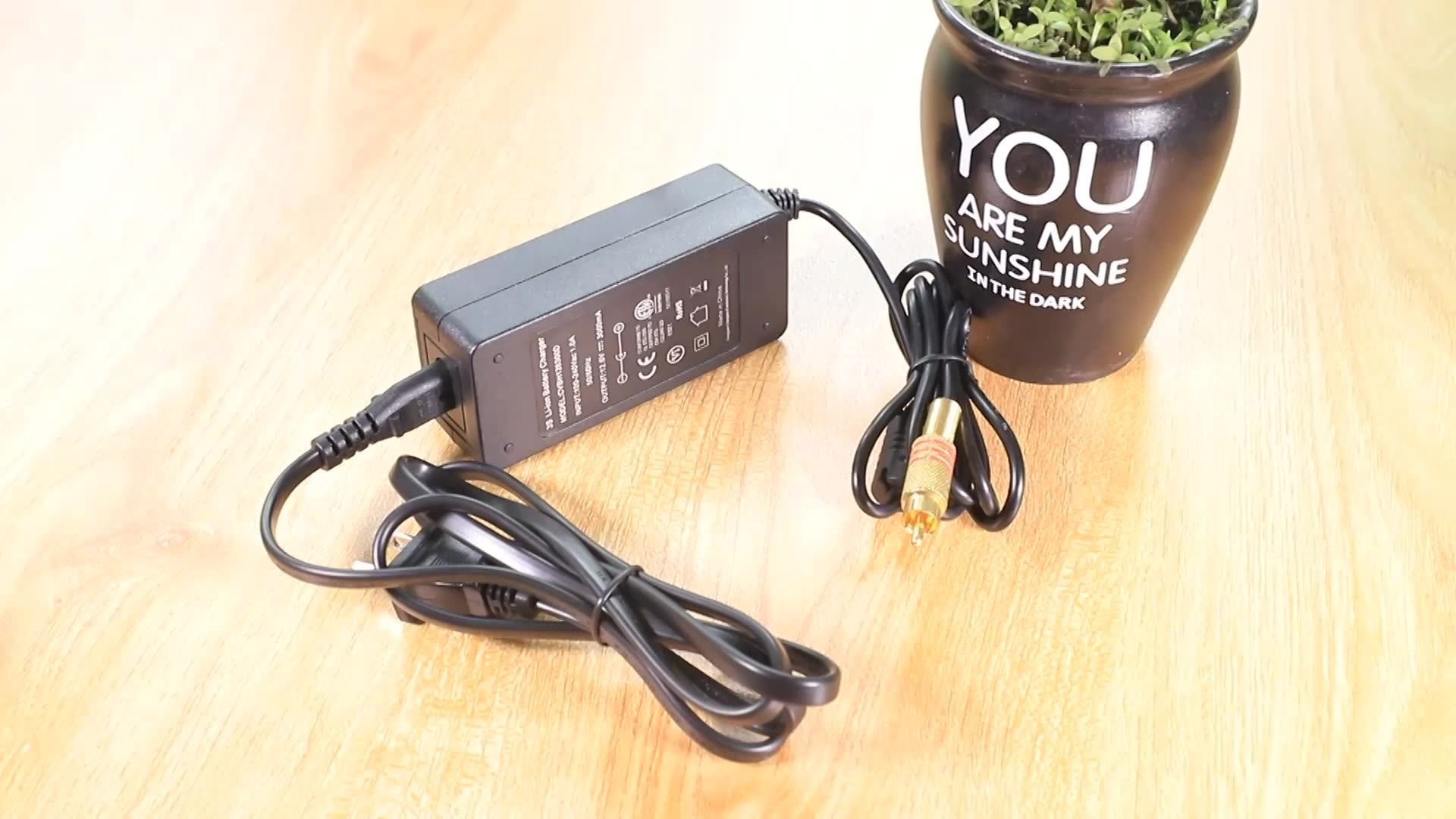 42v 4a Rechargeable Lithium Battery Charger Adapter For Electric