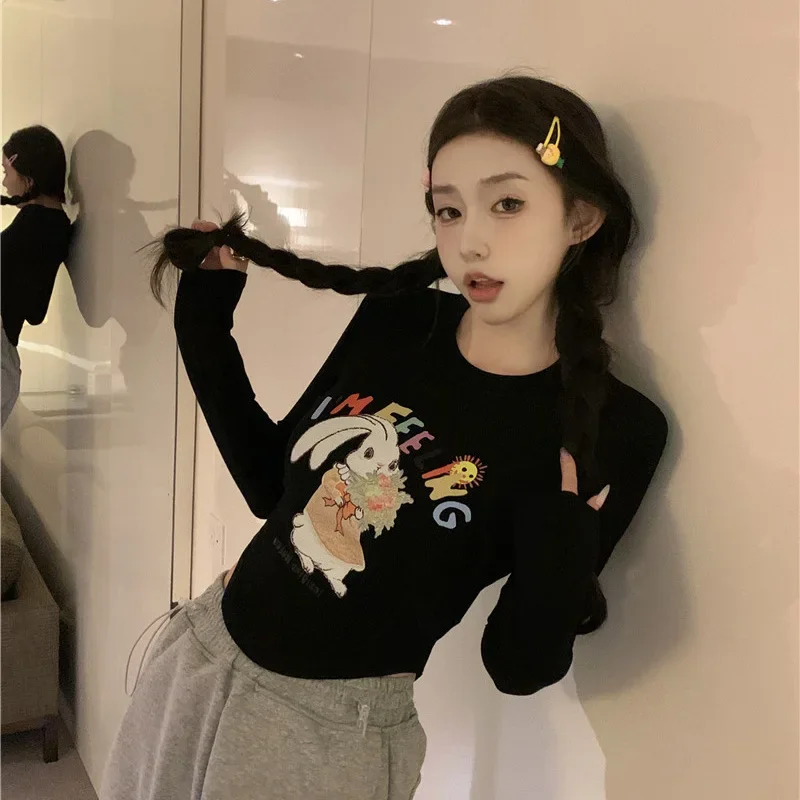 Spring fitted design sexy short long-sleeve