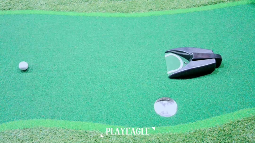 Indoors Plastic Automatic Golf Putter Set With Ball Return Buy Golf