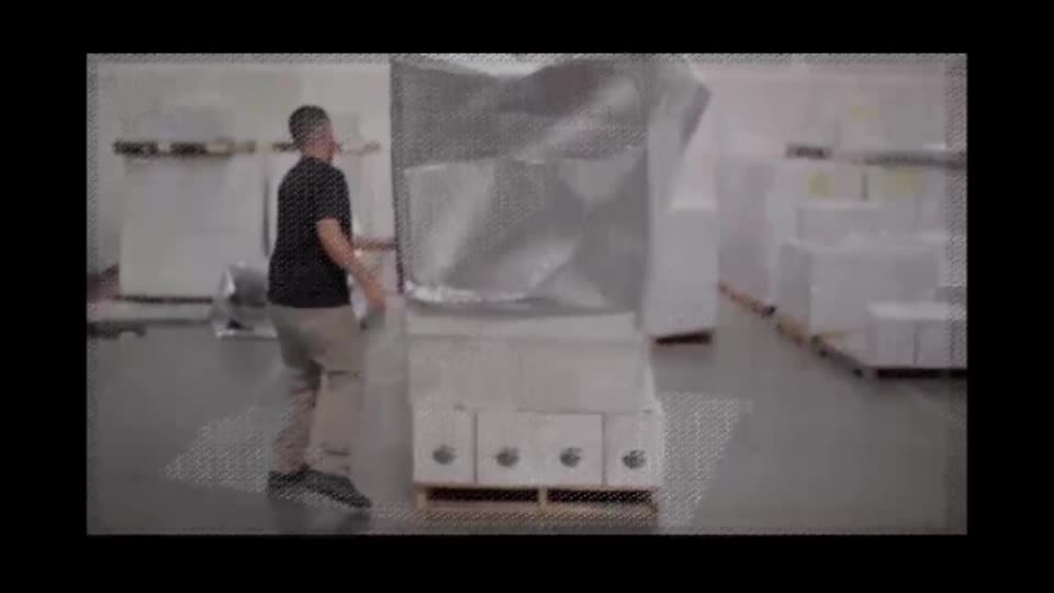 Pe Breathable Insulated Pallet Plastic Wrap,Biodegradable Aluminum Foil