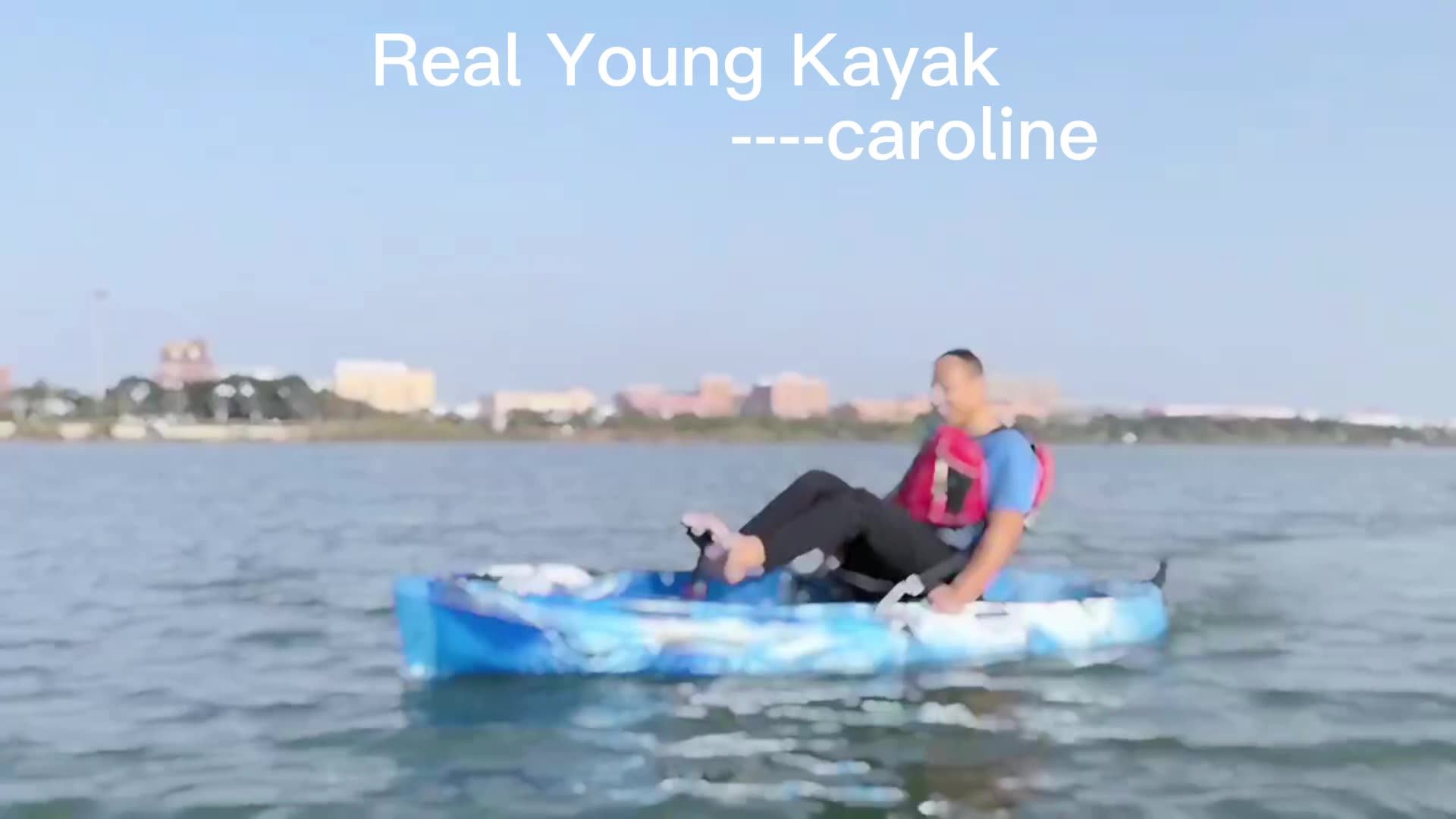 Oem Factory Rotomolded Fishing Boat Foot Pedal Drive Kayak 8.5ft