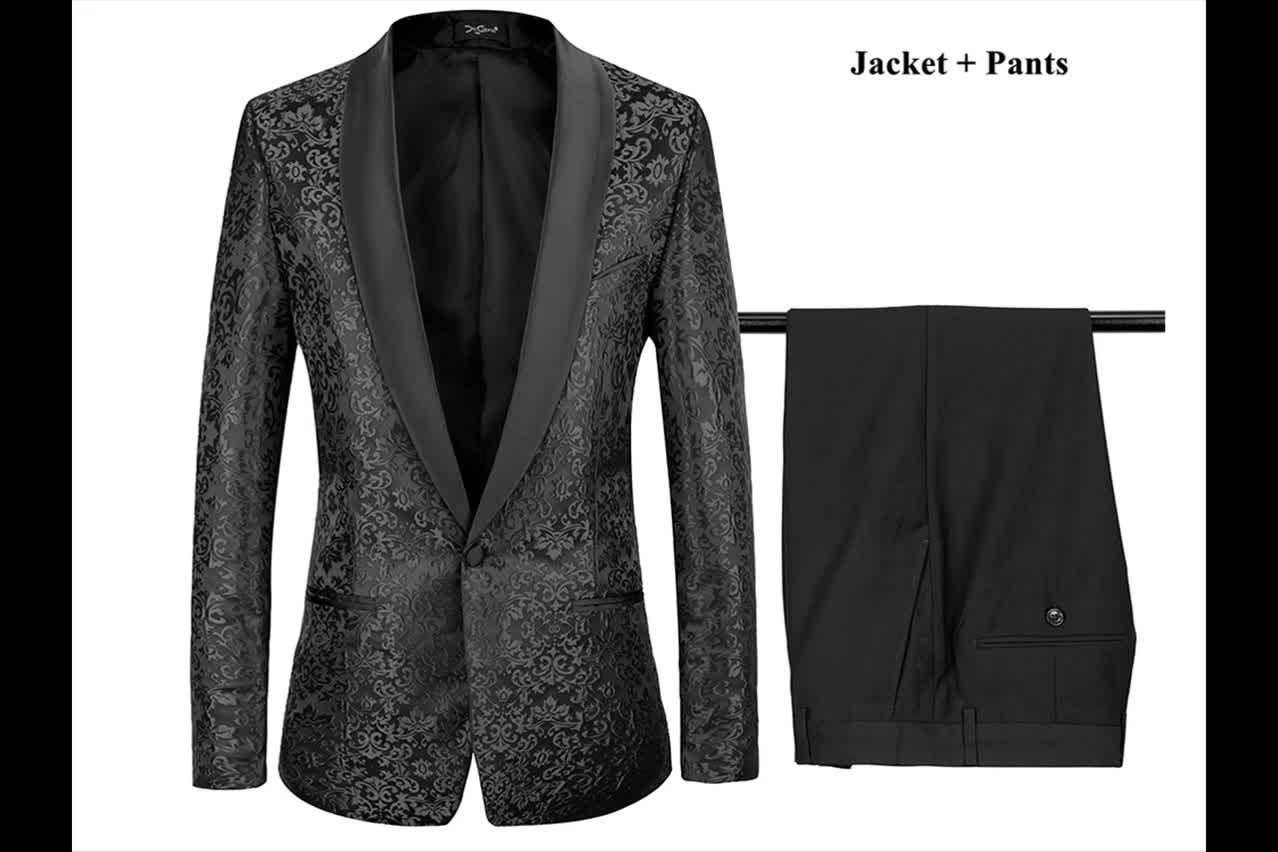 Luxe Italien Hommes Noir Costumes Veste Pantalon Robe Formelle Hommes Costumes De Mariage Groom Smokings Buy Hommes Costumes De Mariage Marié