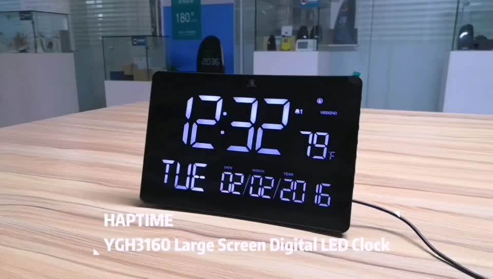 Big Size Wall Clock Digital Lcd Wall Clock With Temperature Cheap Plastic Wall Clock Buy Cheap